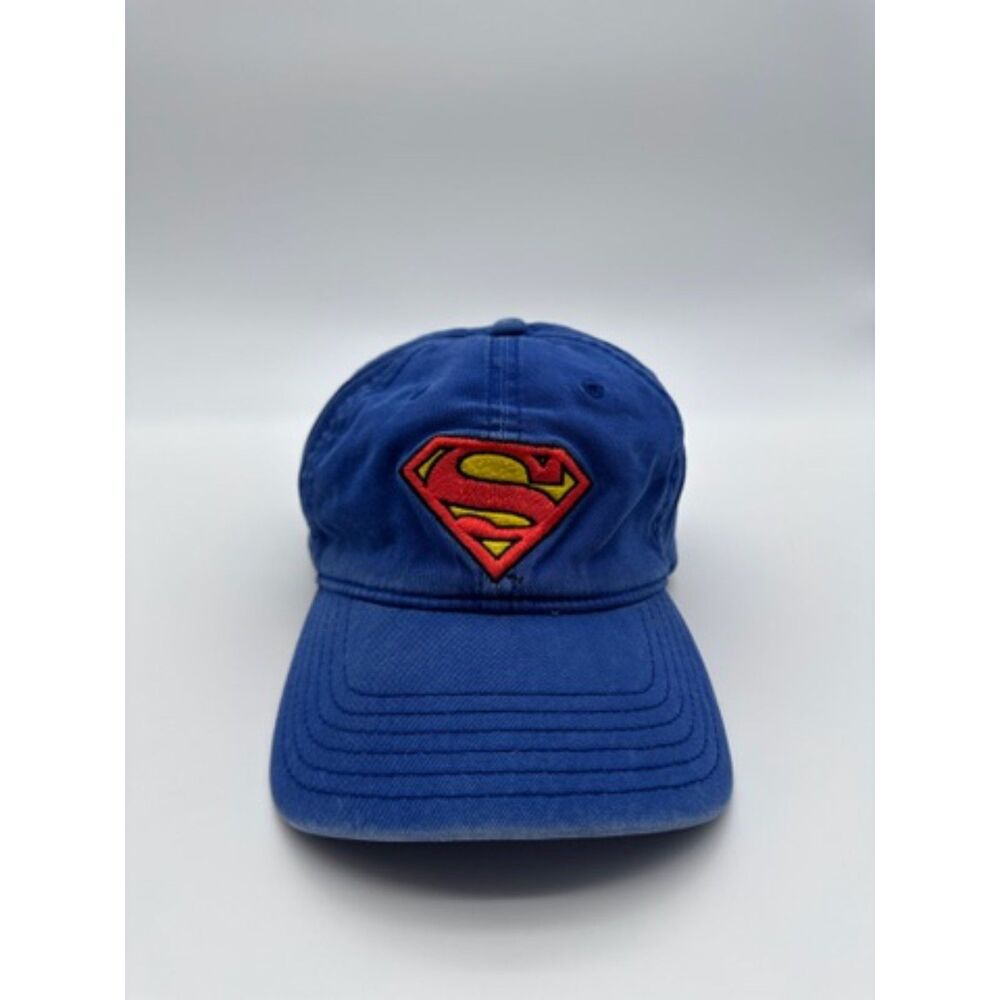 Vintage Superman DC Comics‎ Anoma Snapback Hat Warner Bros. Licensed Blue & Red
